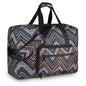 F.FETIVIN Weekender Bag Carry On Travel Duffle Medium Overnight Bag for Women (Wavy Stripes) - color: 11-Wavy Stripes