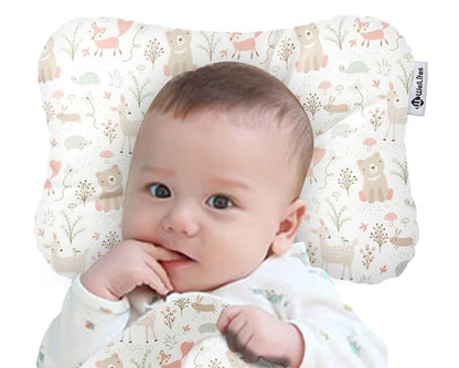 Soft Hypoallergenic Baby Head & Neck Support Organic Cotton Cover Machine Washable (Babystar Pink) - color: Babystar Pink