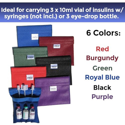 FRIO Cooling Wallet - Insulin Cooler for 45+ Hours of Stress Free On The Go - Black - Small - color: Black, size: Small