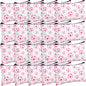 Eccliy 20 Pcs Soccer Makeup Bag Cosmetic Bag Canvas Gifts Sport Soccer Themed Accessories for Girls Toiletry Pouch with Zipper for Women Party Shopping Home Travel, 8 x 5 Inch - size: 8 x 5 Inch, style: Soccer,pink