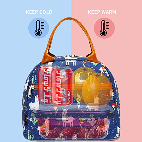 FlowFly Insulated Lunch Cooler Bag - Tote Bag Organizer for Women/Men, Alpaca - color: Alpaca