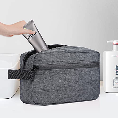Etercycle Toiletry Bag for Men, Portable Travel Toiletry Organizer Bag,Shaving Bag for Toiletries Accessories (Deep gray) - color: Deep gray