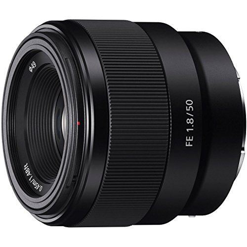 Sony a6400 4K Mirrorless Camera Body ILCE-6400/B with FE 50mm F1.8 Lens Kit Bundle with Deco Gear Travel Case 2X Extra Battery Essential Photography Accessory Set - style: w/ 50mm F1.8 Lens