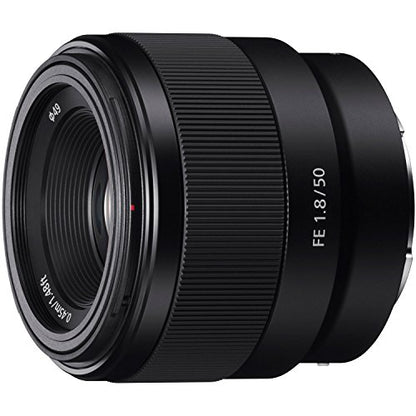 Sony a6400 4K Mirrorless Camera Body ILCE-6400/B with FE 50mm F1.8 Lens Kit Bundle with Deco Gear Travel Case 2X Extra Battery Essential Photography Accessory Set - style: w/ 50mm F1.8 Lens