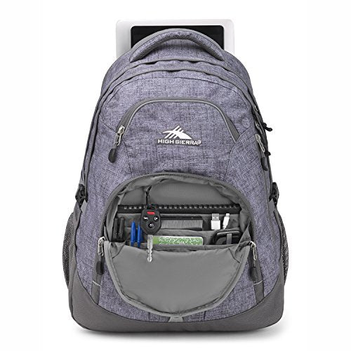High Sierra Access 2.0 Laptop Backpack, Woolly Weave/Slate, One Size - color: Woolly Weave/Slate