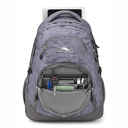 High Sierra Access 2.0 Laptop Backpack, Woolly Weave/Slate, One Size - color: Woolly Weave/Slate