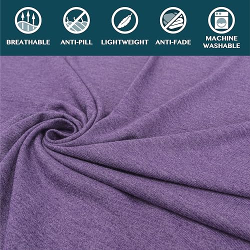 PAVILIA Travel Blanket Airplane Compact with Bag, Lightweight Soft Fleece Plane Blanket Long Flights, Camping Road Trips, Packable Travel Gift Essentials with Luggage Backpack Strap, 65x40, Purple - color: Purple