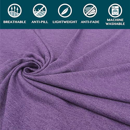 PAVILIA Travel Blanket Airplane Compact with Bag, Lightweight Soft Fleece Plane Blanket Long Flights, Camping Road Trips, Packable Travel Gift Essentials with Luggage Backpack Strap, 65x40, Purple - color: Purple