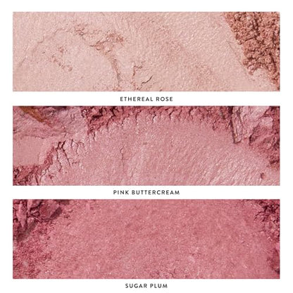 LAURA GELLER NEW YORK Geller's Greatest Better Than Ever 3-Piece Blush-n-Brighten Marbleized Blush Palette Trio - color: Geller's Greatest Better Than Ever Blush Trio