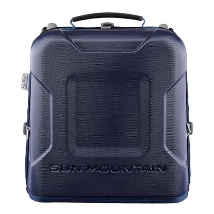 Sun Mountain Kube Golf Travel Bag, 2-Wheel Rolling System-Compact Storage Case - color: Navy Cavalry