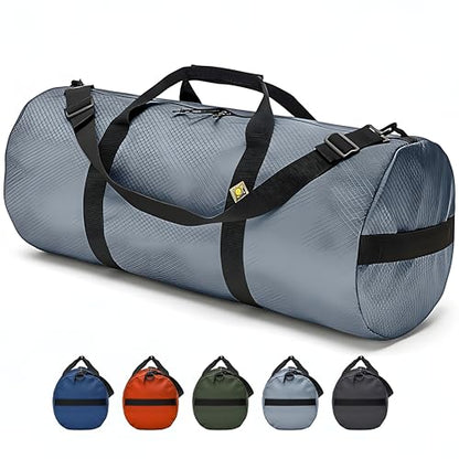 131L Expedition Duffel Bag, Heavy-Duty Gear Bag, 1050D Tuff Cloth, Diamond Ripstop, Reinforced Stitching - Grey (16" x 40") - color: Steel Grey, size: 16" x 40" (131 Liters)