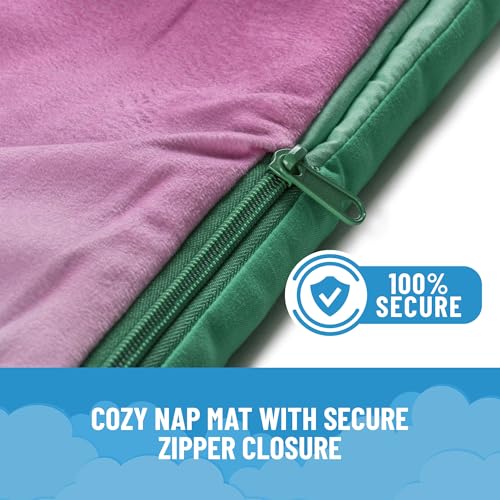 Jay Franco Kids Slumber Bag and Pillow - 54 x 27 Inch Comfy Indoor Sleeping Bag for School and Sleepovers, 2 Piece Set, Multi - The Little Mermaid - color: Multi - The Little Mermaid