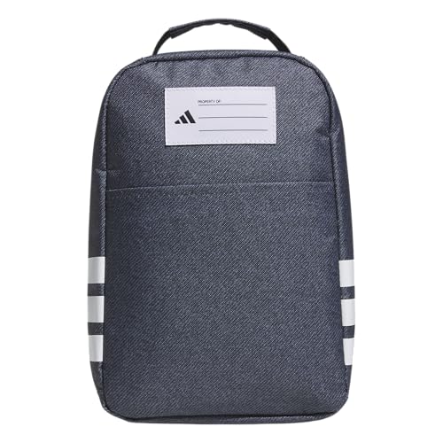 adidas Kids Santiago Lunch Bag – Insulated Cooler Lunchbox for Girls & Boys, 8L - color: Bow Print Pink Tint/Pink Tint/4