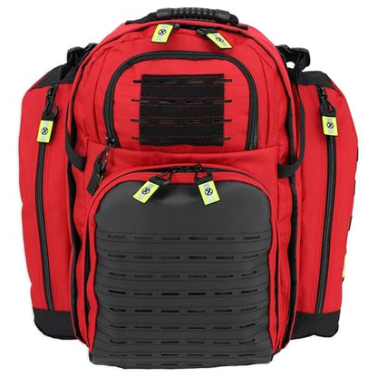 Lightning X TacMed ALS Oxygen Trauma Backpack w/Modular Pouch System - RED