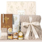 Self Care Get Well Soon Gifts Baskets for Women, Birthday Gifts Spa Care Package After Surgery, Inspirational Thinking of You Sympathy Basket Feel Better Christmas Encouragement Gift for Mom Friends - color: Khaki