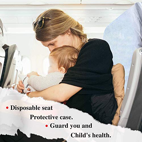 Disposable Seat Covers and Armrest Covers for Airplane Railways, Train, Bus, Office,Movie Theatre and Taxi,Eco-Friendly/Recyclable/Portable Non-Woven Seat Surface Protective Pad (Pack of 2)