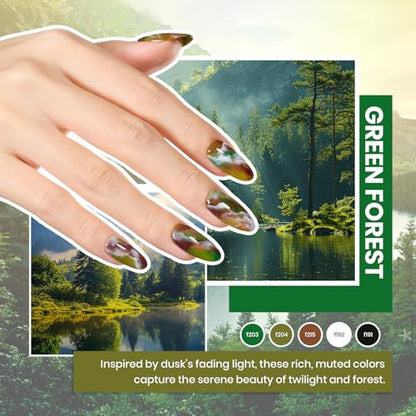Beetles Gel Nail Polish Kit with U V Light - 55 Colors Gel Polish 80 Pcs Nail Kits with Base & Glossy Top Coat Soak Off DIY Salon at Home Beginner-friendly Nails Stuff Gifts for Women Girls - color: 0-Color Enchantment Beginner Kit