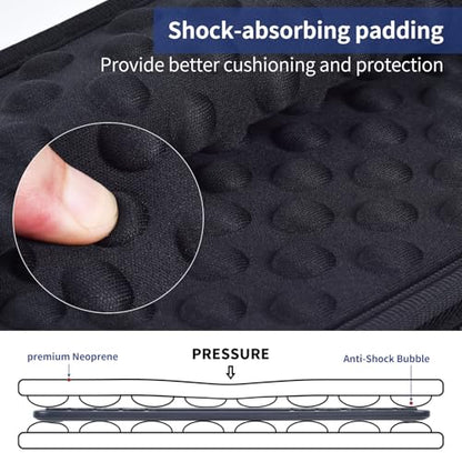 Keyboard Sleeve Case for Logitech Pebble Keys 2 K380s & Logitech K380 Bluetooth Keyboard, Wireless Keyboard Shockproof Protective Travel Neoprene Bag, Black - size: Logitech K380