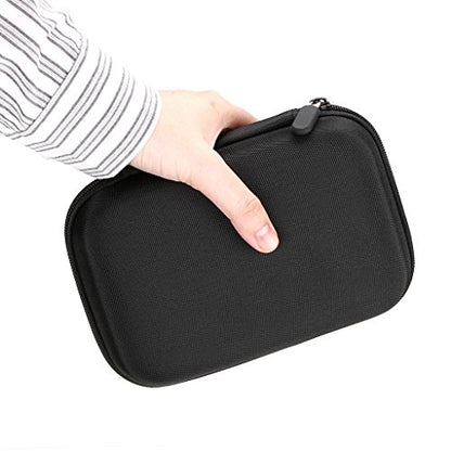 Hipiwe Hard Shell Essential Oil Carrying Case Holds 12 Bottles (Can hold 5ml, 10ml, &10ml Rollers) Travel Size Essential Oils Bag Organizer (Black) - color: Black