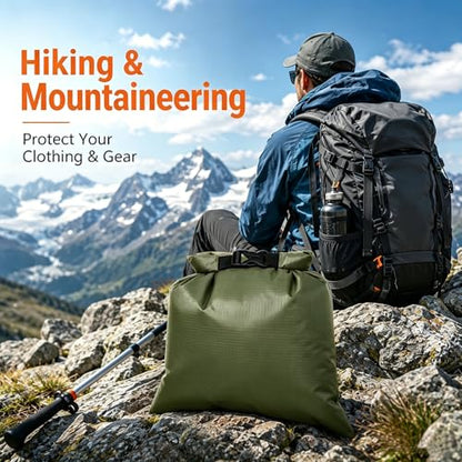 TRENDBOX Roll Top Waterproof Dry bag Kit Storage Compression Bag Sack Poch Packing Organizers Water Resistant Camping Travel - color: 5 Color