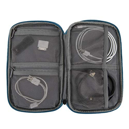 Travelon World Travel Essentials Tech Organizer - color: Gray Heather