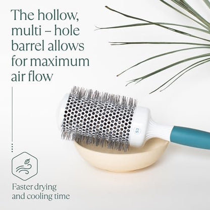 Professional Round Brush for Blow Drying - Large Ceramic Ion Thermal Barrel Brush for Sleek, Precise Heat Styling and Maximum Volume - Lightweight Hair Brush for Smooth, Manageable Hair (2 Inch) (Not Electrical) - size: 2 Inch