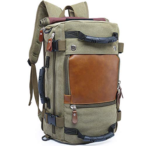 KAKA Wear-resistant Durable Backpack,Duffle Bag Travel Carry On Backpack - color: Green(travel)