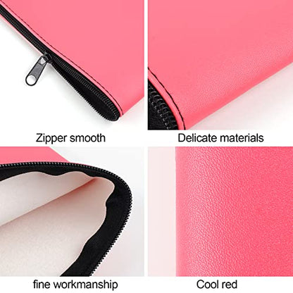 2 Pieces Money Bags with Zipper, 11x6.1 inch Money Pouch, Bank Bag, Cash Bag, Check Wallet, Cosmetics(peach) - color: Peach, size: 2 Pieces
