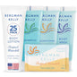 BERGMAN KELLY - Hotel Toiletries Bundle - Tropical Waterfall, 1 oz ea, 125 Pieces - 5-Piece Set: 25 ea Rectangular Bar Soap, Shampoo, Conditioner, Body Lotion & Body Wash - Bulk Mini Guest Amenities