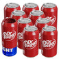 BeerSkin Skywin Silicone Can Covers that Look Like Soda - 10 Pack 12 oz (355ml), Reusable & Durable Soda Can Cover, Fun Kozies for Cans for Camping, Parties, Outdoor, Beach Accessories (Maroon) - size: Maroon