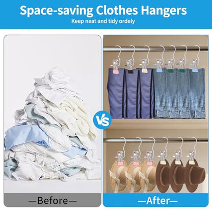 30 Pack Heavy Hanger Clips for Closet, Laundry Hooks Hanging Clips with, Clothespin for Clothes Pants,Clothes Pins Multi-Purpose Clip Big Hangers & Pants Clip Hangers for Hats Socks Towels Travel - color: Colours