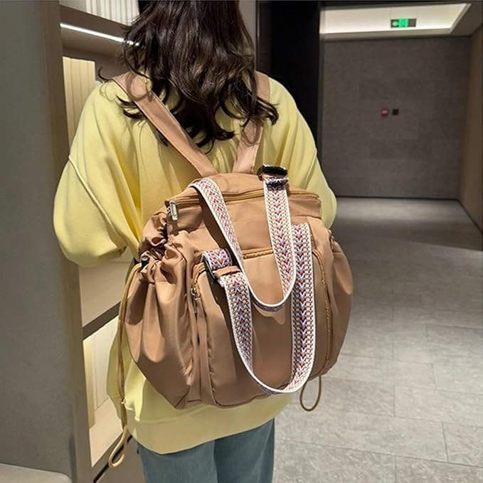 Everyday Bag Tote for Women Large Capacity with 15 Compartments Travel Work Shoulder Bag Convertible Diaper Backpack Organizer Water-Resistant Lay-Flat Hospital Essentials for Teacher Work Daily Use