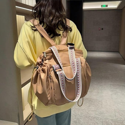Everyday Bag Tote for Women Large Capacity with 15 Compartments Travel Work Shoulder Bag Convertible Diaper Backpack Organizer Water-Resistant Lay-Flat Hospital Essentials for Teacher Work Daily Use