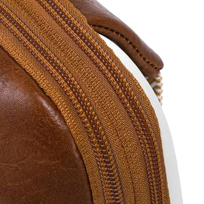 INICAT Anti Theft Crossbody Bags for Women Travel Small Sling Bag Fanny Packs Cross Body Purses Everyday - color: Cream-brown Antitheft, size: Large