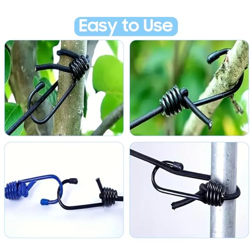 Retractable Portable Travel Clothesline, Clothing Line with 12 Clothes Clips for Indoor Laundry Drying Line with Clothesline Stops, Outdoor Camping Accessories