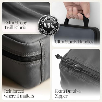 Well Traveled 8 pcs Compression Packing Bags Cubes Set with HybridMax Double-Capacity Design - Packing Cubes for Travel Compression to Maximize Limited Luggage Space, Grey - color: Grey, size: 8-piece