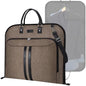 BALEINE Travel Garment Bag, Travel Suit Bag for Men, Water Resistant Carry on Garment Bag for Hanging Clothes, Garment Duffel Bag for Travel Business (Brown) - color: Brown
