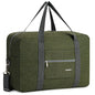 For Spirit Airlines Personal Item Bag Foldable Travel Duffel Bag Tote Carry on Luggage Duffle Overnight for Women and Men - color: 3112-Thick Series Army Green (with Shoulder Strap)