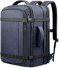 Flight Approved Travel Backpack with LifetimeWarranty,Expandable Carry on Backpack 40-50L with Cable Access Port,Fits 17.3"Laptop,Flight TSA friendly,Anti Theft Laptop Backpack Travel,Commuting,Blue - color: Blue, size: 17.3inch (19"x12.5"x8.5")