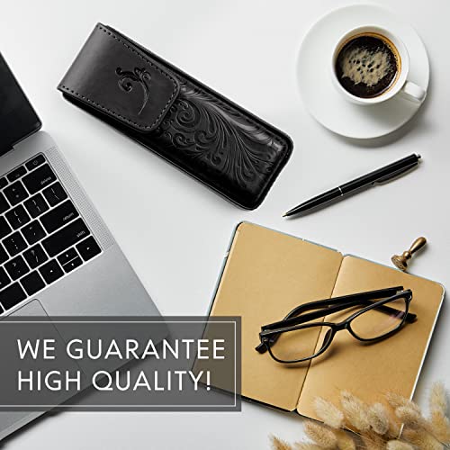 Eyeglasses Case Classy Style Black, Hard Eyeglass Shell For Woman, Women's Glasses Holder, Small Case For Eyeglass, Glasses Cases, Reading Glasses Case