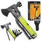 Christmas Gifts for Men Dad, RoverTac Multitool Axe for Mens Gifts, Gifts for Dad Husband Dad Boyfriend, Christmas Gifts Mens Stocking Stuffers-14 in 1 Multi Tool Axe Hatchet - color: Green