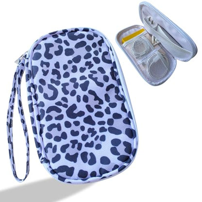 Electronics Organizer Travel Case, Cable Organizer Travel Essentials Tech Pouch,Suitable for Charger, Cable, Phone，Flash Drive,Leopard print - color: Leopard print