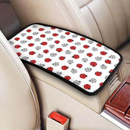 Center Console Protector Pad for Vehicles, Ladybugs Cartoon Cute, Non-Slip Armrest Cover, Shields from Sun Damage and Daily Wear - color: Picture (871)
