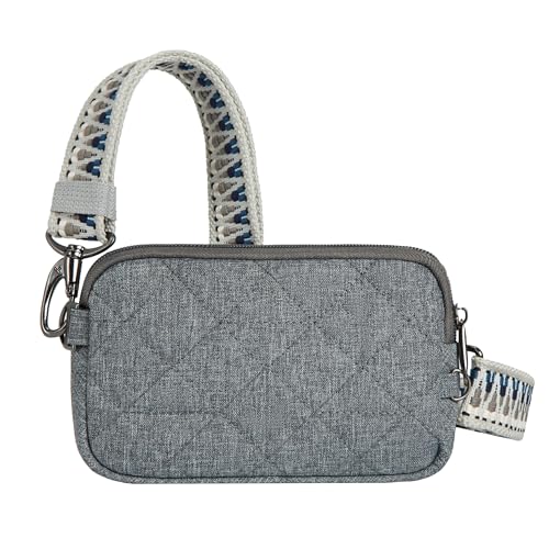 Travelon Anti-Theft Boho Phone Sling | Anti-Theft - color: Gray Heather