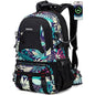 Nerlion 40L Hiking Backpack Travel Backpack for Men Women Camping Waterproof Outdoor Hiking Daypack Lightweight Backpack (Blue Leaves) - color: A6- Blue Leaves