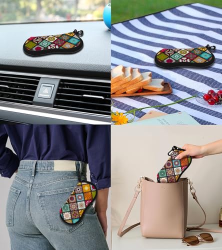 Sunglasses Case Soft Glasses Cases for Women Pouch Eyeglass Bag Eye Glass Kids Girls Sun Glasses Cute Kawaii - color: Color