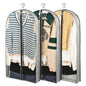 3 Pack 40" Garment Bags for Hanging Clothes Storage, Clear Suits Covers with 4" Gussets for Closet Storage Travel, Plastic Protector for Coat, Jacket, Sweater, Shirts - size: 40" 3Pack