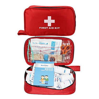 Compact First Aid Empty Pouch,Nylon Lightweight First Aid Bag for Emergency at Home, Office, Car, Outdoors, Boat, Camping, Hiking(Bag Only) - size: 9 x 4.7 x 2 inch