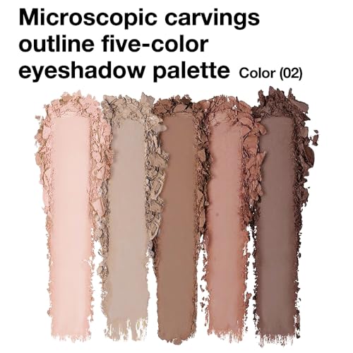 Matte Eyeshadow Palette,Peach Nude Neutral Eye Shadow,Rosy Beige Taupe Brown Eyeshadow,Soft Blendable Natural Makeup,Long Lasting Waterproof Eyeshadow for Daily Office Soft Glam Look,Sombra de Ojos 02 - color: B02