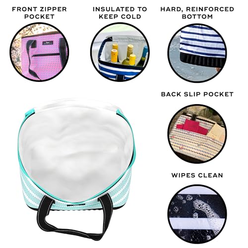 SCOUT The Stiff One - Large, Soft, Lightweight, Insulated Cooler with Hard Bottom, Beach, Family, Travel, Picnic Cooler - color: Can You Belize